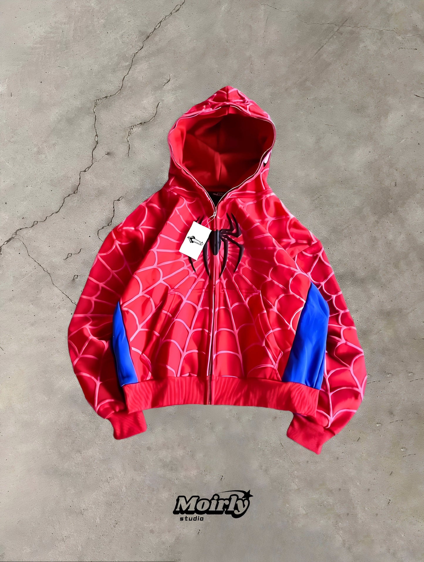 MOIRLY SPIDEY ZIP-UP