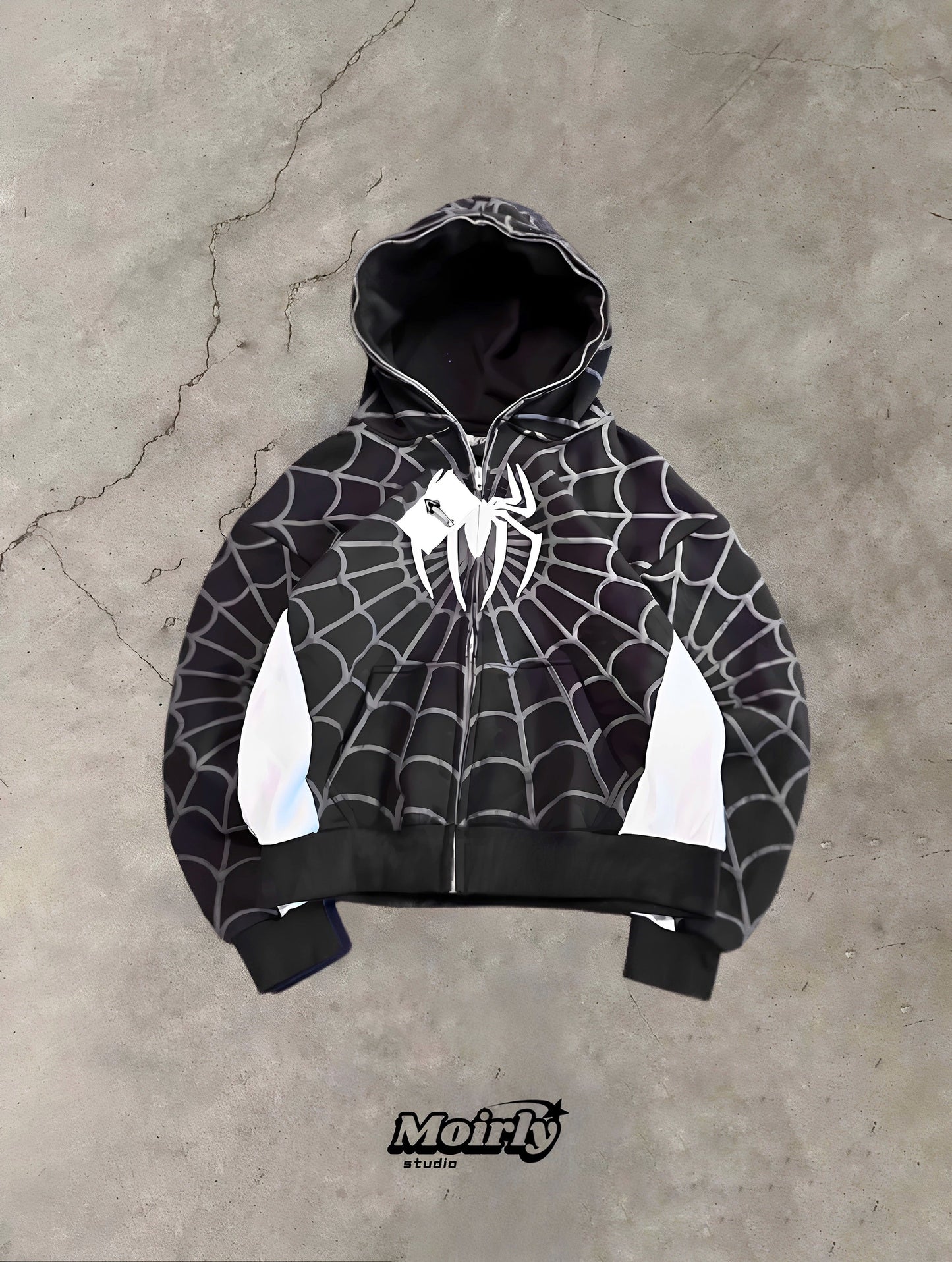 MOIRLY SPIDEY ZIP-UP