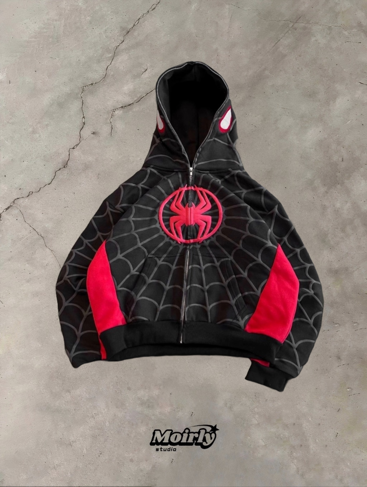 MOIRLY SPIDEY ZIP-UP