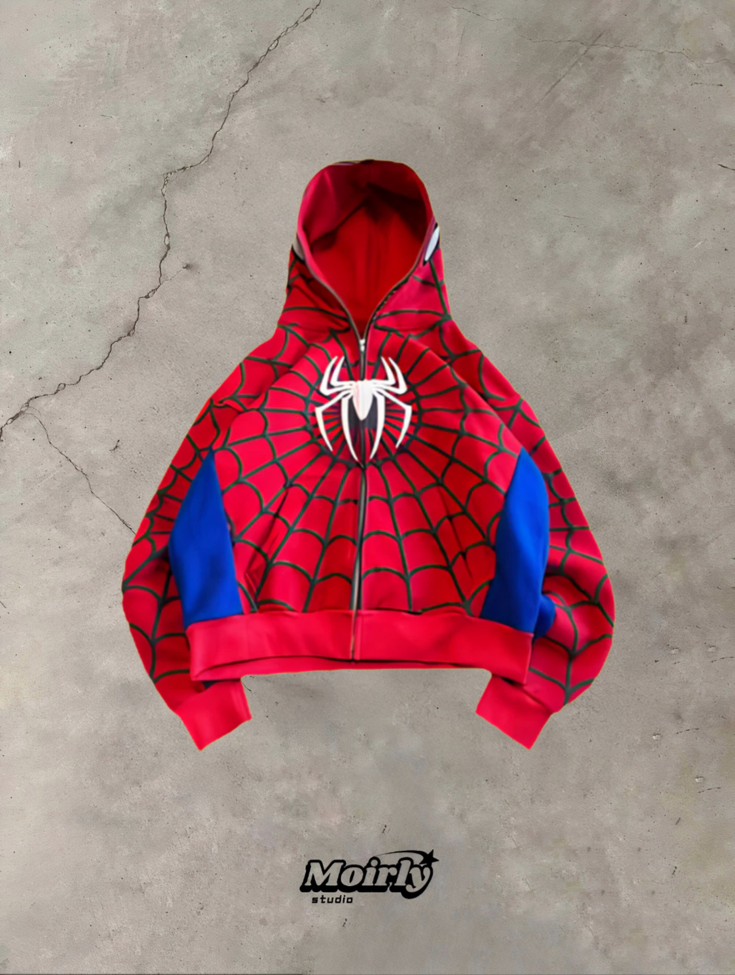MOIRLY SPIDEY ZIP-UP